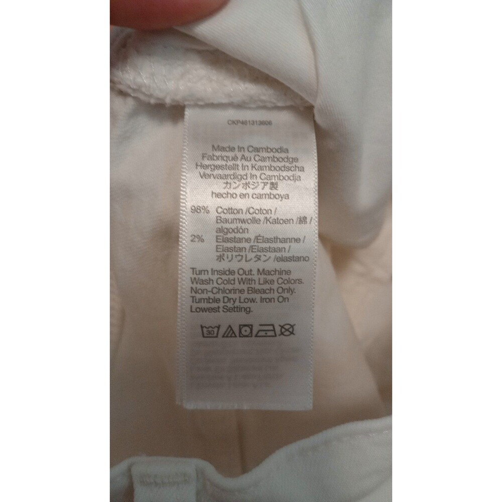 Women's Madewell The Perfect Vintage Jean Raw Hem Edition Tile White, Size 25 - Picture 11 of 12